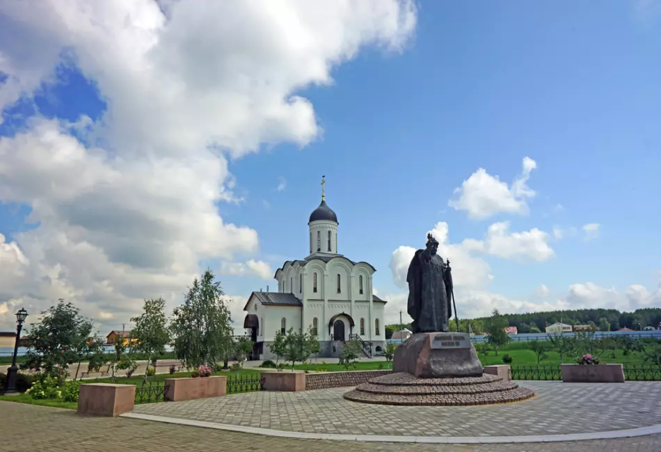 Полонез по Калужской земле, Усадьба Гончаровых, Тихонова Пустынь, диорама 